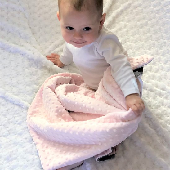 Couverture Bébé Minky Ultra-Douce – Sensorielle, Chaude & Réconfortante