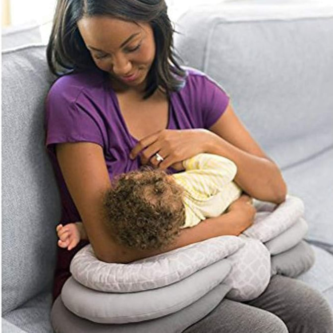 Coussin d'Allaitement - SnuggleFeed™ - Gris