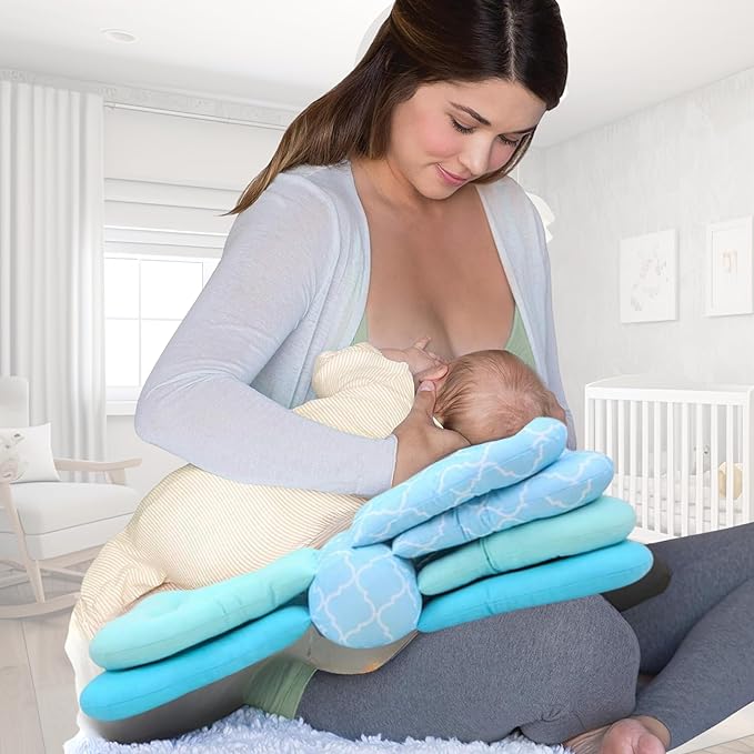 Coussin d'Allaitement - SnuggleFeed™ - Bleu
