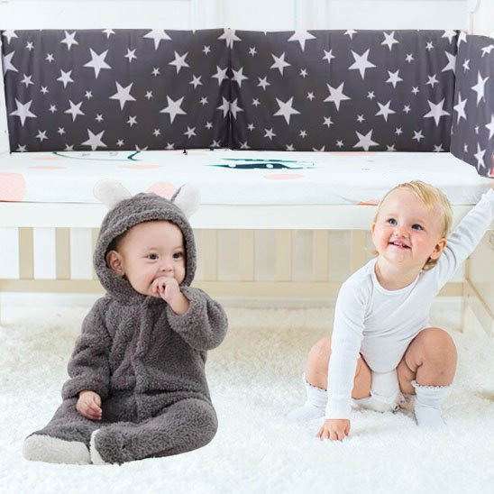 Tour de lit bébé | Ultra-doux